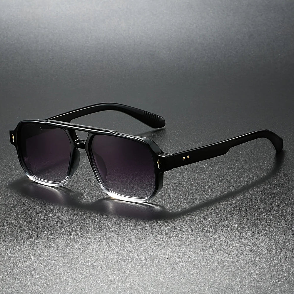 Vintage Square Sunglasses – UV400 Lightweight