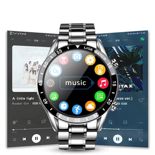 Slim herenhorloge | slanke business- en fitnesstracker