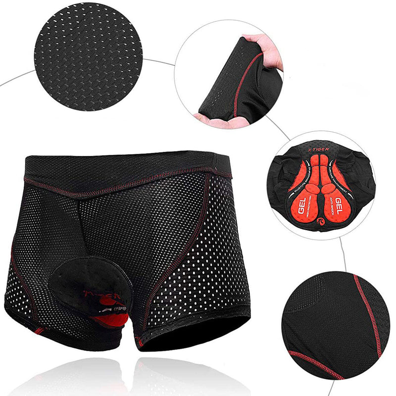 Pantaloncini da Ciclismo Imbottiti da Uomo | Intimo da Ciclismo Traspirante
