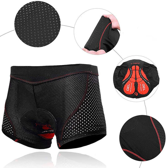 Pantaloncini da Ciclismo Imbottiti da Uomo | Intimo da Ciclismo Traspirante