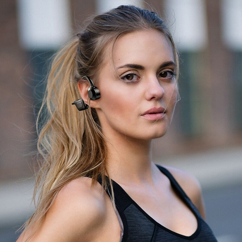 Auriculares Inalámbricos con Guía Ósea | Auriculares Abiertos para Deporte y Entrenamiento