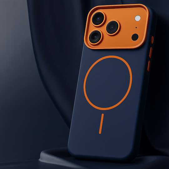 Funda de Cuero para iPhone 17 – Compatible con MagSafe y Resistente a Caídas