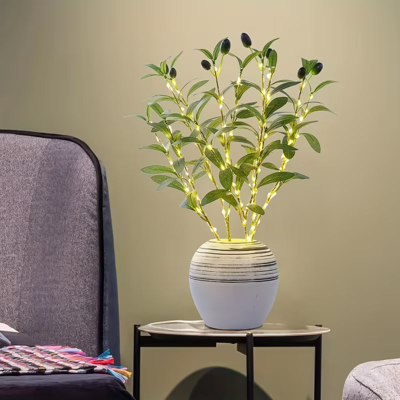 Decorazione LED ramo di ulivo - Flessibile e suggestiva