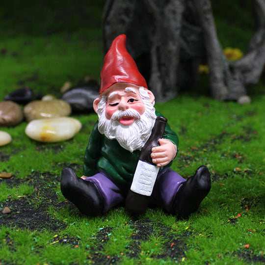 Lying Humorous Garden Statue | Playful Garden Ornament
