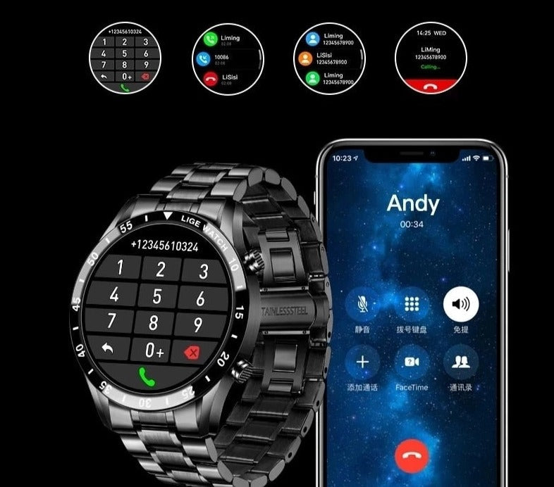 Slim herenhorloge | slanke business- en fitnesstracker