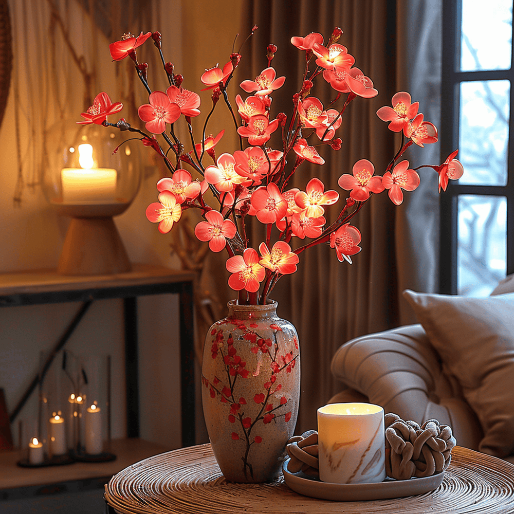Decorazione LED ramo di ulivo - Flessibile e suggestiva