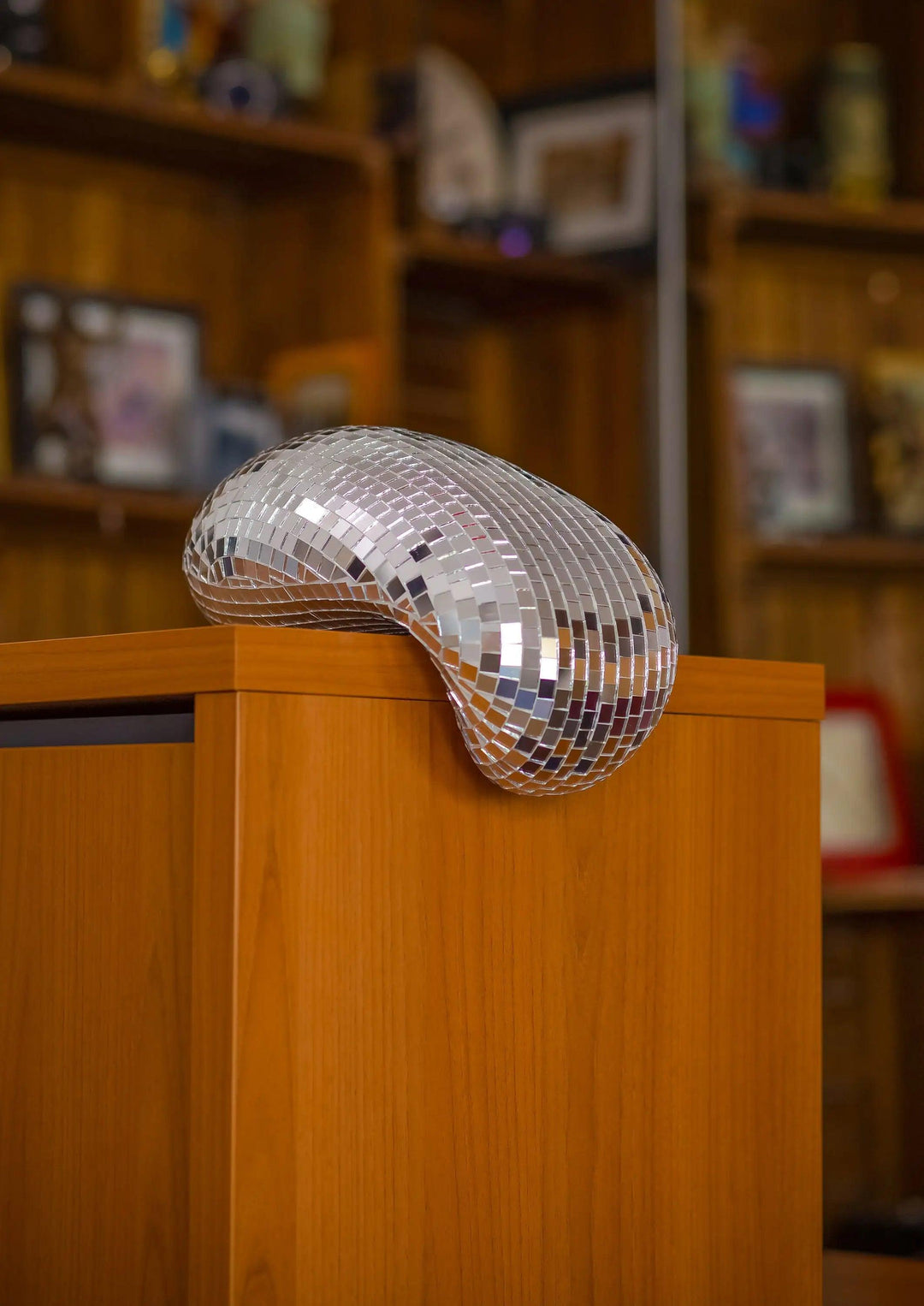 Décoration murale boule disco fondue