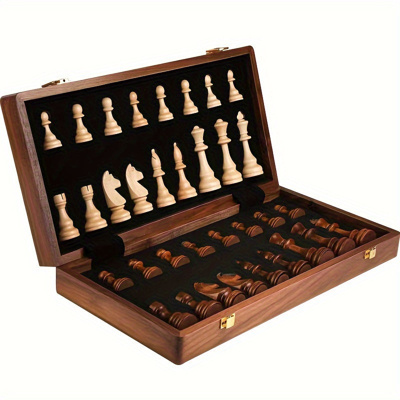 Wooden Chess Set | Strategic Board Game for Competition