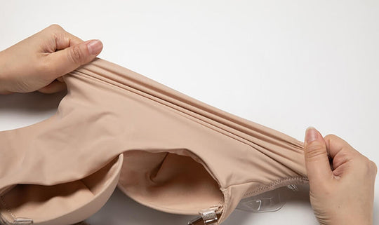 Tiefer V-Ausschnitt Rückenfreier Body Shaper für Damen | Durchsichtige Träger