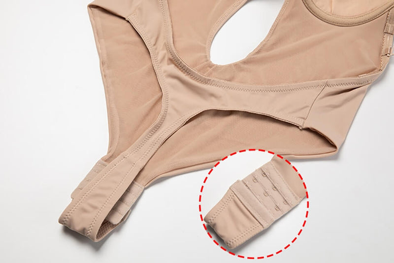 Tiefer V-Ausschnitt Rückenfreier Body Shaper für Damen | Durchsichtige Träger