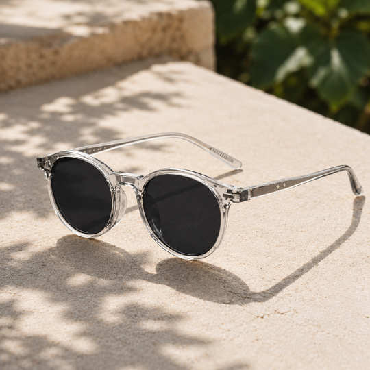Round Polarized Sunglasses for Women – UV400 Retro Look