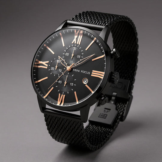 Men’s Chronograph Watch - 45mm with Mesh Band