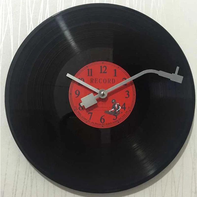 Horloge murale rétro en vinyle