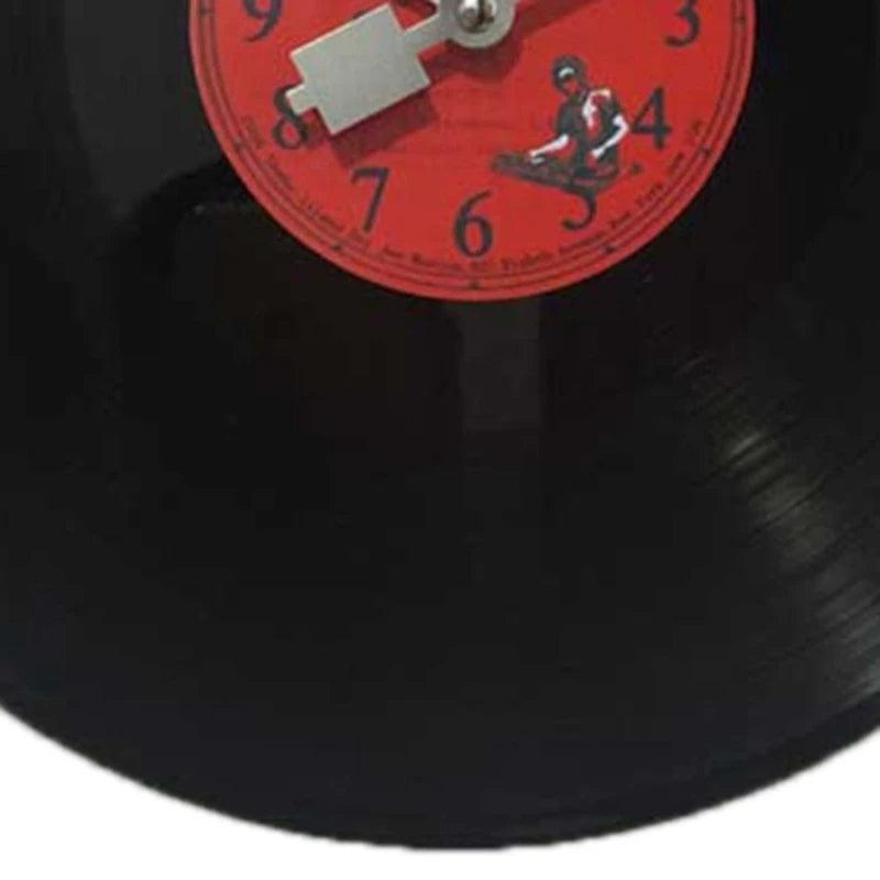 Horloge murale rétro en vinyle