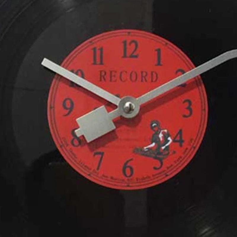 Horloge murale rétro en vinyle
