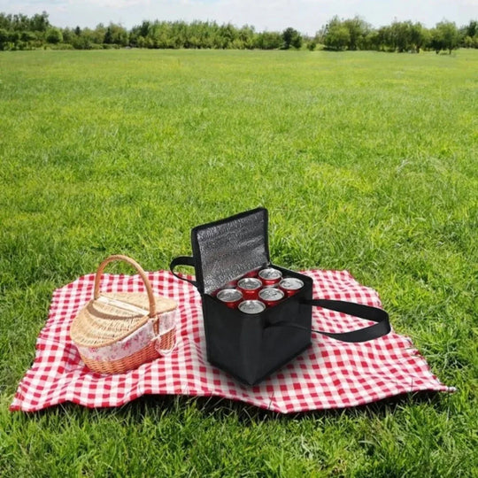 Insulated Cooler Bag with Aluminum Lining - For Picnic and Lunch