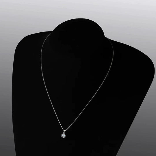 Classic Moissanite Necklace – Shine Like the Star You Are