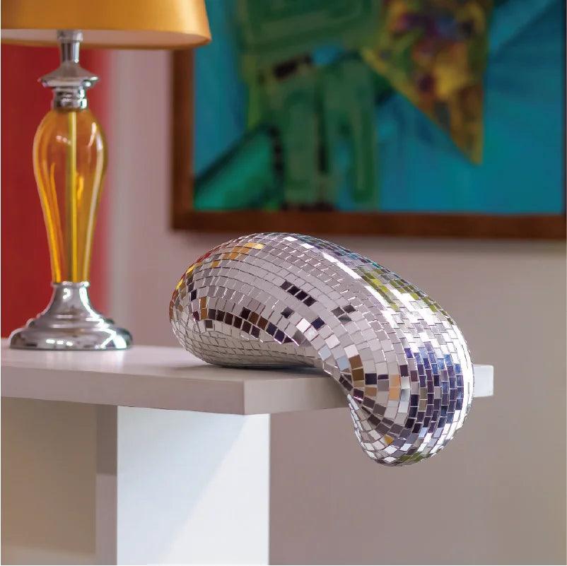 Décoration murale boule disco fondue