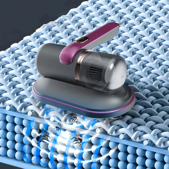 Portable wireless UV vacuum cleaner for home | Handheld cordless dust mite remover