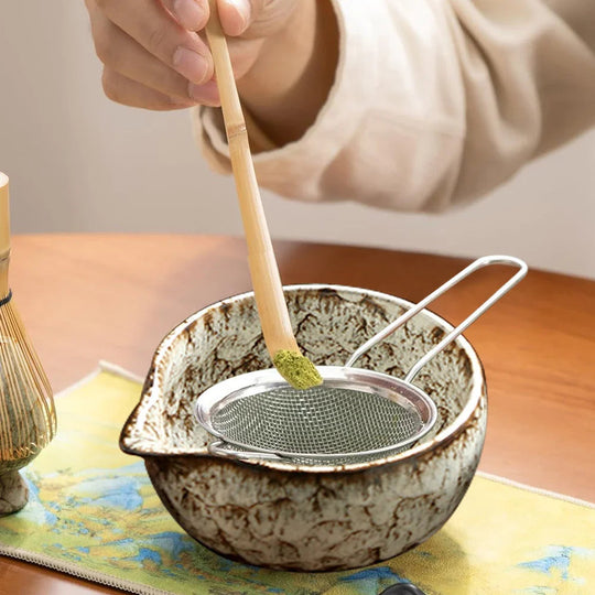 Matcha Set - 6 Pieces with Bamboo Whisk and Bowl