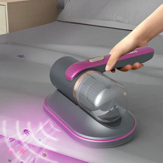 Portable wireless UV vacuum cleaner for home | Handheld cordless dust mite remover