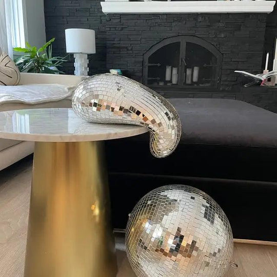 Décoration murale boule disco fondue