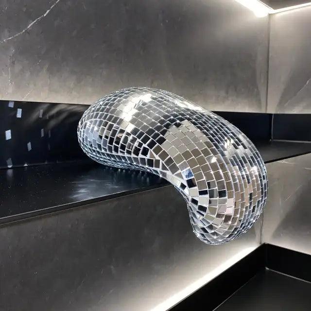 Décoration murale boule disco fondue