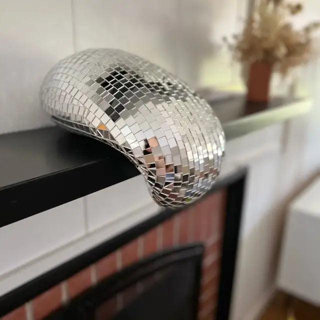 Décoration murale boule disco fondue