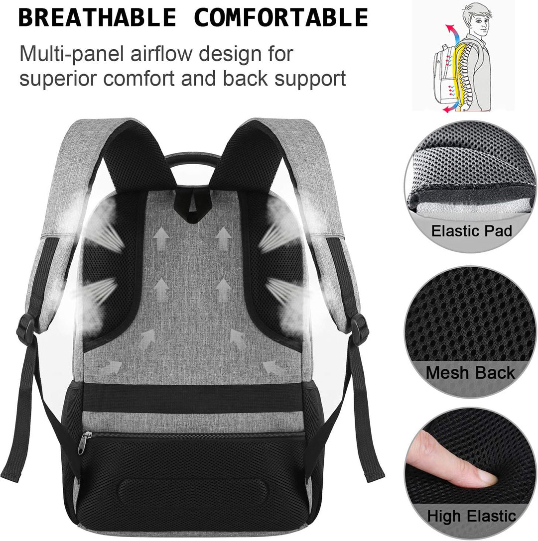 Anti-diefstal Laptop Rugzak met USB-oplaadpoort