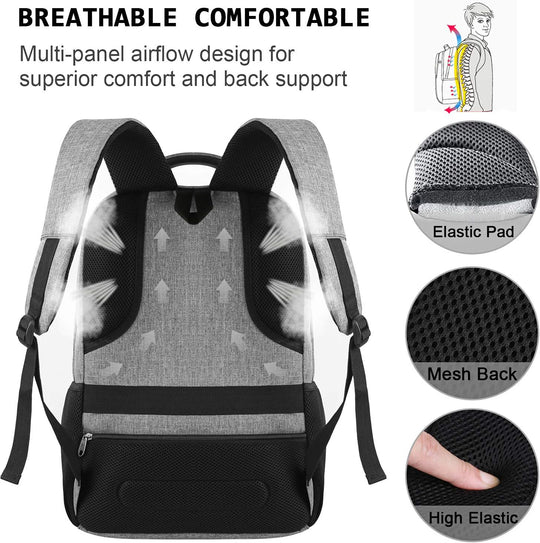 Anti-diefstal Laptop Rugzak met USB-oplaadpoort