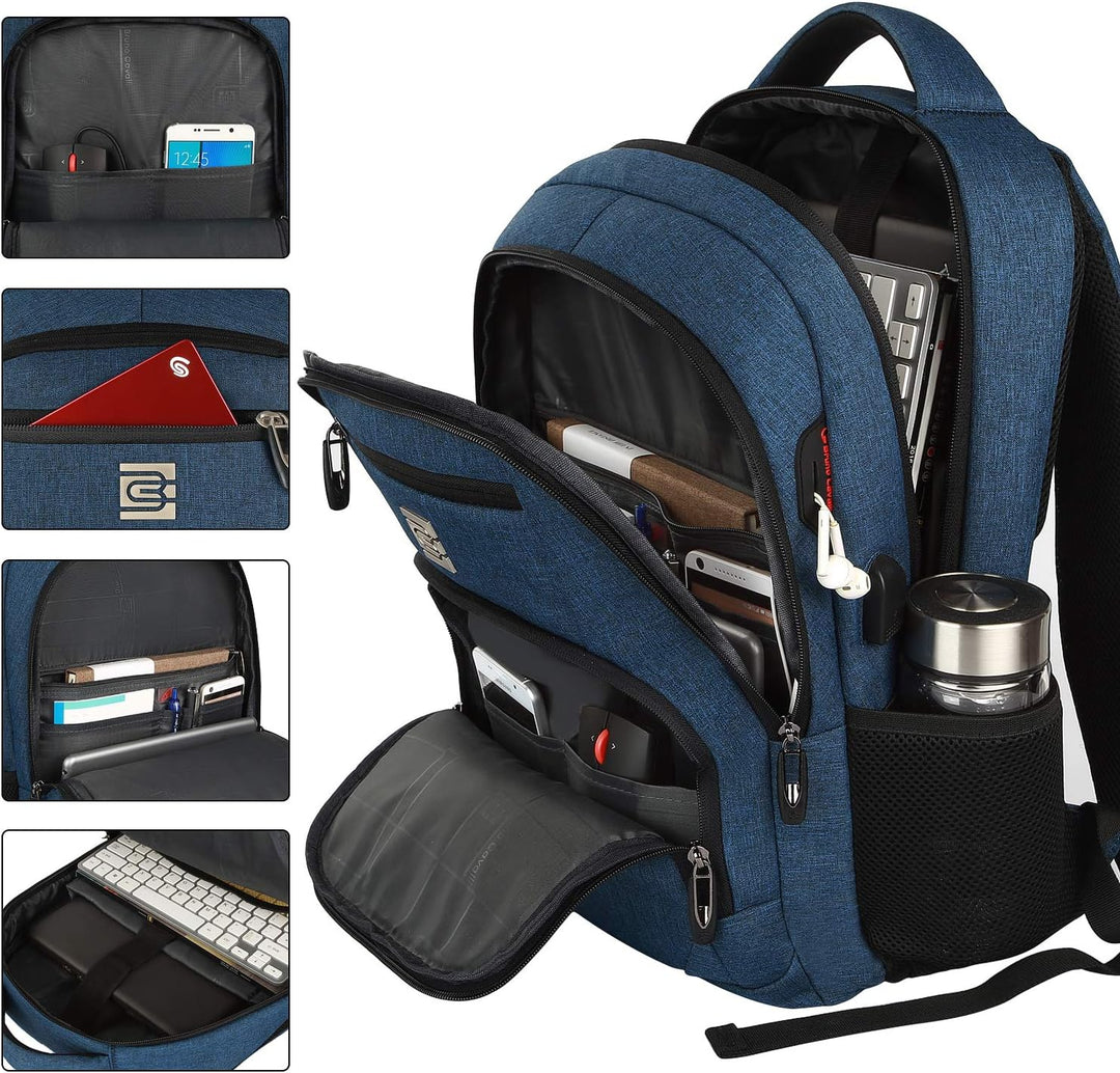 Anti-diefstal Laptop Rugzak met USB-oplaadpoort