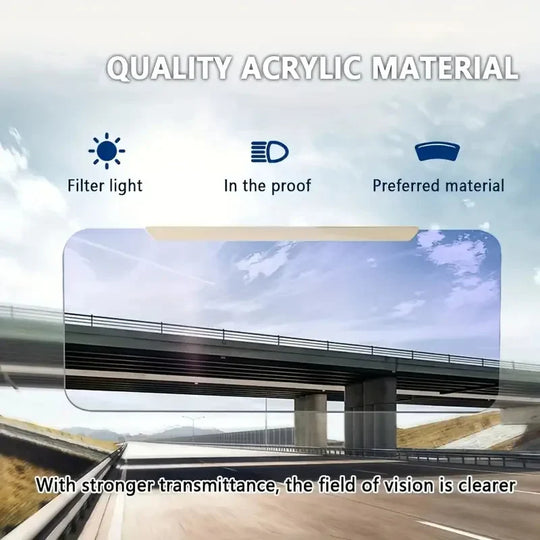 Anti-glare autozonneklepverlenger