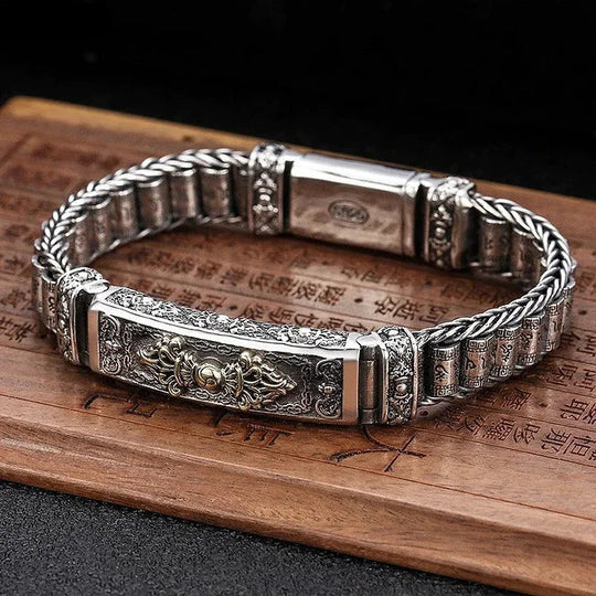 Armband – Zilverkleurig met Zes Symbolen