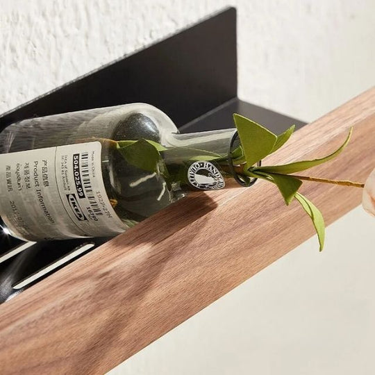 Badkamerplank Zonder Boren – Houten Doucherek & Wandopberger