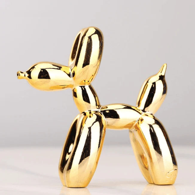 Ballonhond Sculptuur – Decoratief Beeld met Glanslaag
