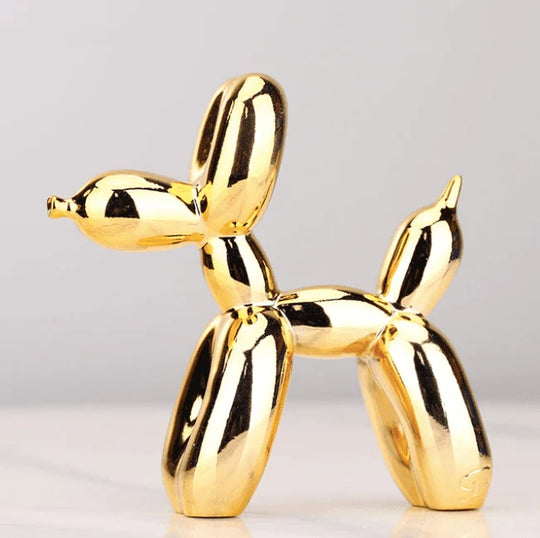 Ballonhond Sculptuur – Decoratief Beeld met Glanslaag