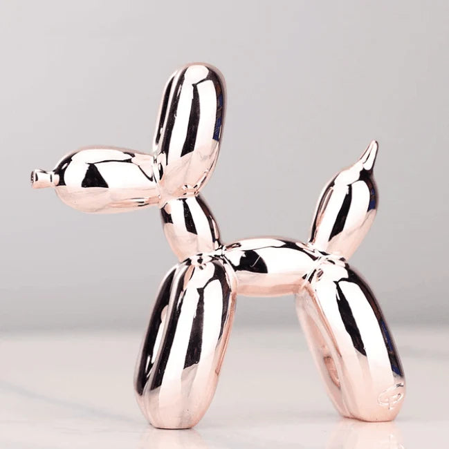 Ballonhond Sculptuur – Decoratief Beeld met Glanslaag