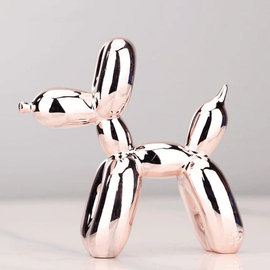 Ballonhond Sculptuur – Decoratief Beeld met Glanslaag
