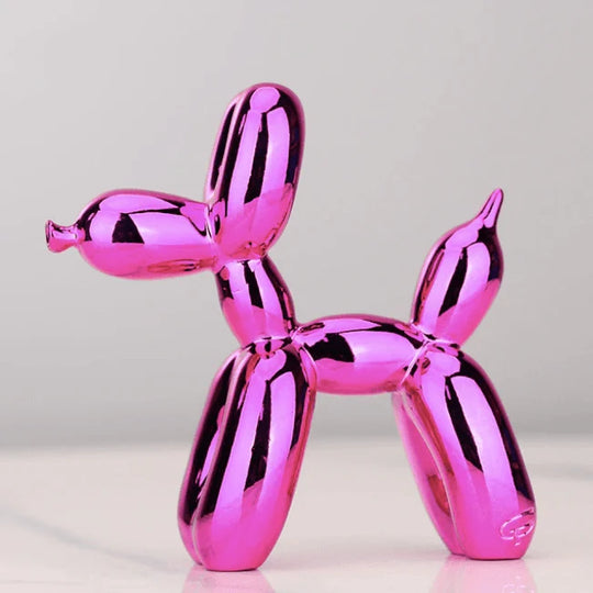 Ballonhond Sculptuur – Decoratief Beeld met Glanslaag