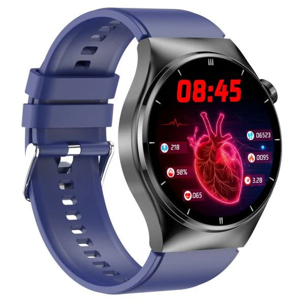 Bloedsuiker- en bloeddrukmonitoringsmartwatch voor heren