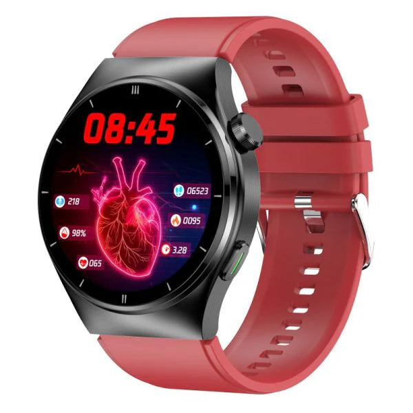 Bloedsuiker- en bloeddrukmonitoringsmartwatch voor heren