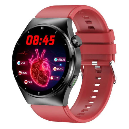 Bloedsuiker- en bloeddrukmonitoringsmartwatch voor heren