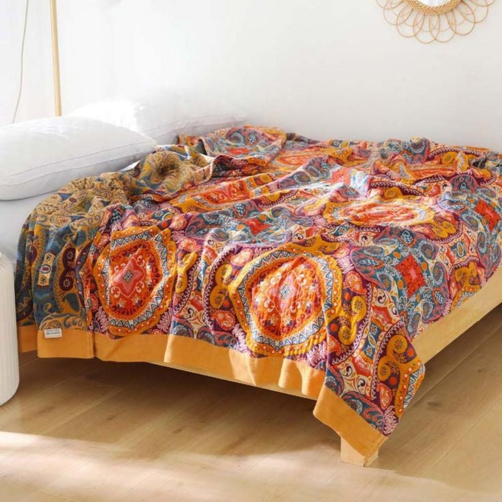 Boho omkeerbare koeldeken Comfort ademende slaap