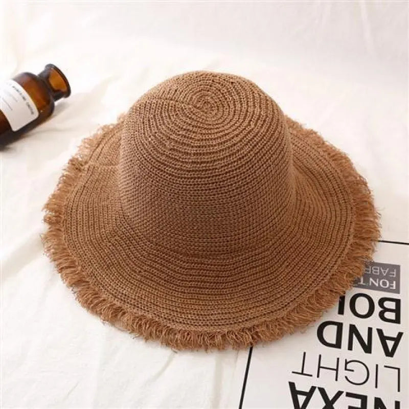 Bucket Hoed met Franjes - Tweekleurig Zomermodel