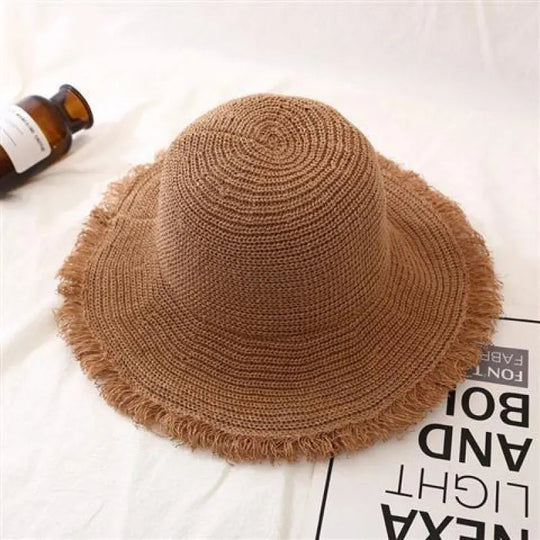 Bucket Hoed met Franjes - Tweekleurig Zomermodel
