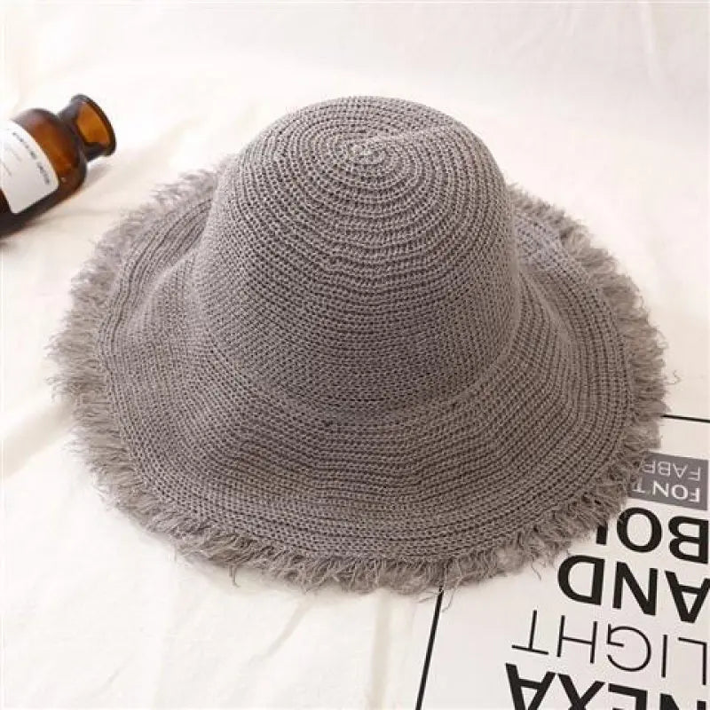 Bucket Hoed met Franjes - Tweekleurig Zomermodel