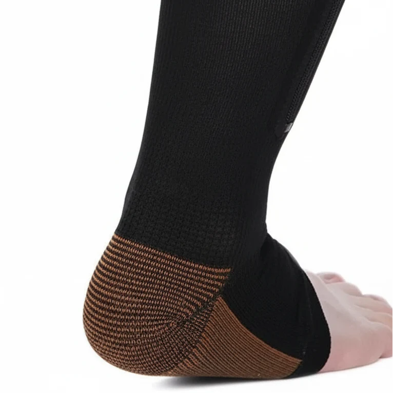 Compressiekousen met Rits Steun & Verlichting