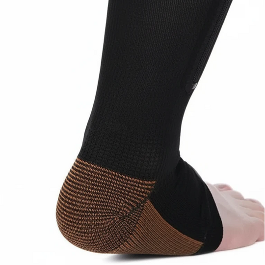 Compressiekousen met Rits Steun & Verlichting