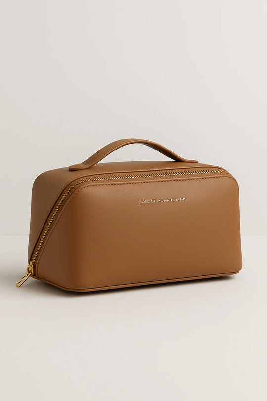 Cosmetische tas reizen groot - elegante make-up organizer voor dames met ritssluiting