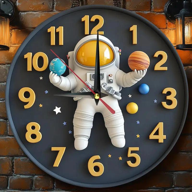 Vintage Astronaut Wall Clock